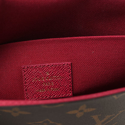 Louis Vuitton Monogram Pochette Felicie Chain Wallet Fuchsia 7 of 11