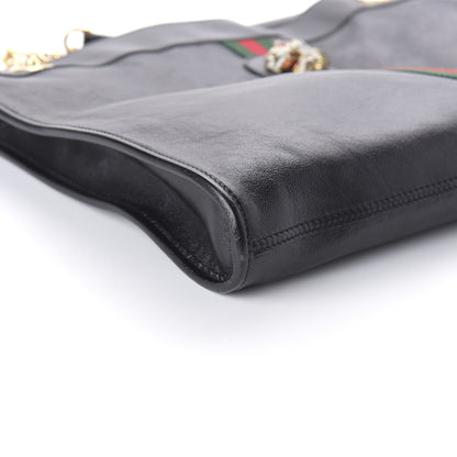 Gucci Calfskin Large Rajah Chain Tote Black 6 of 10