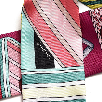Hermes Silk Sangles En Zigzag Twilly 4 of 5