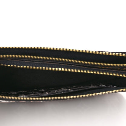Louis Vuitton Monogram Giant Jungle Pochette Double Zip Black 5 of 11