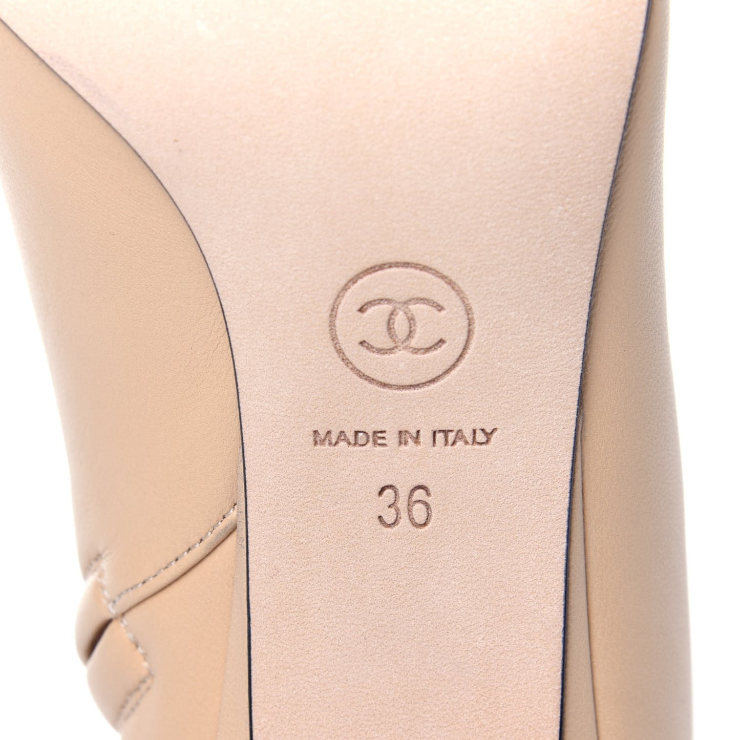 Lambskin Grosgrain Cap Toe Short Ankle Boots 36 Beige Black