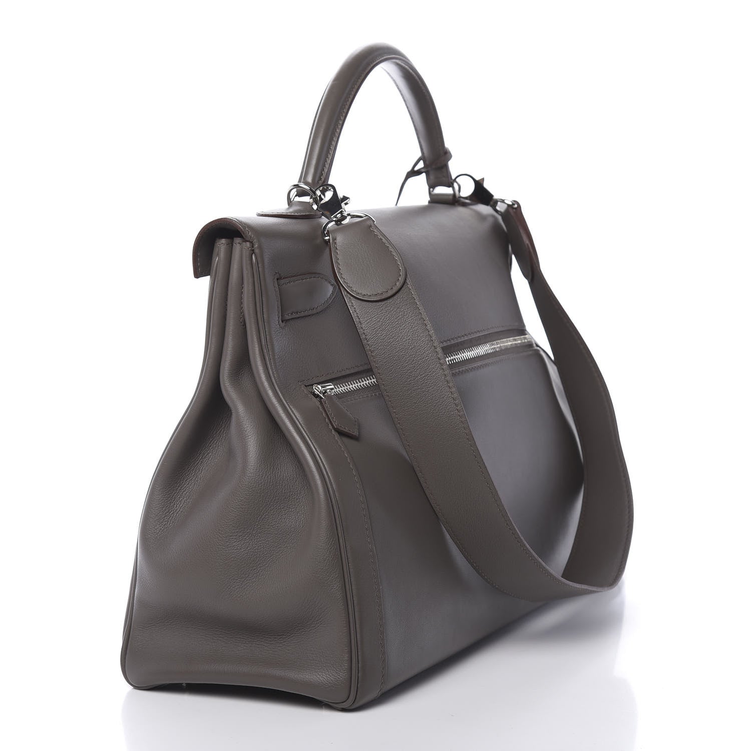 Hermes Swift Lakis Kelly 40 Etain 4 of 15