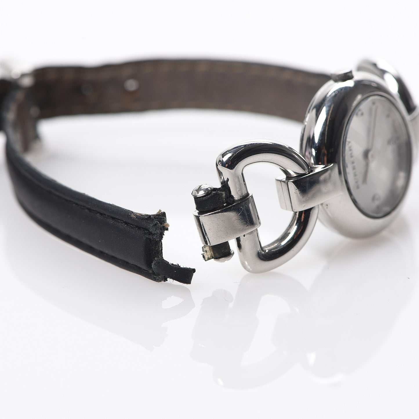 Stainless Steel Calfskin 23mm BU5404 Quartz Watch Black