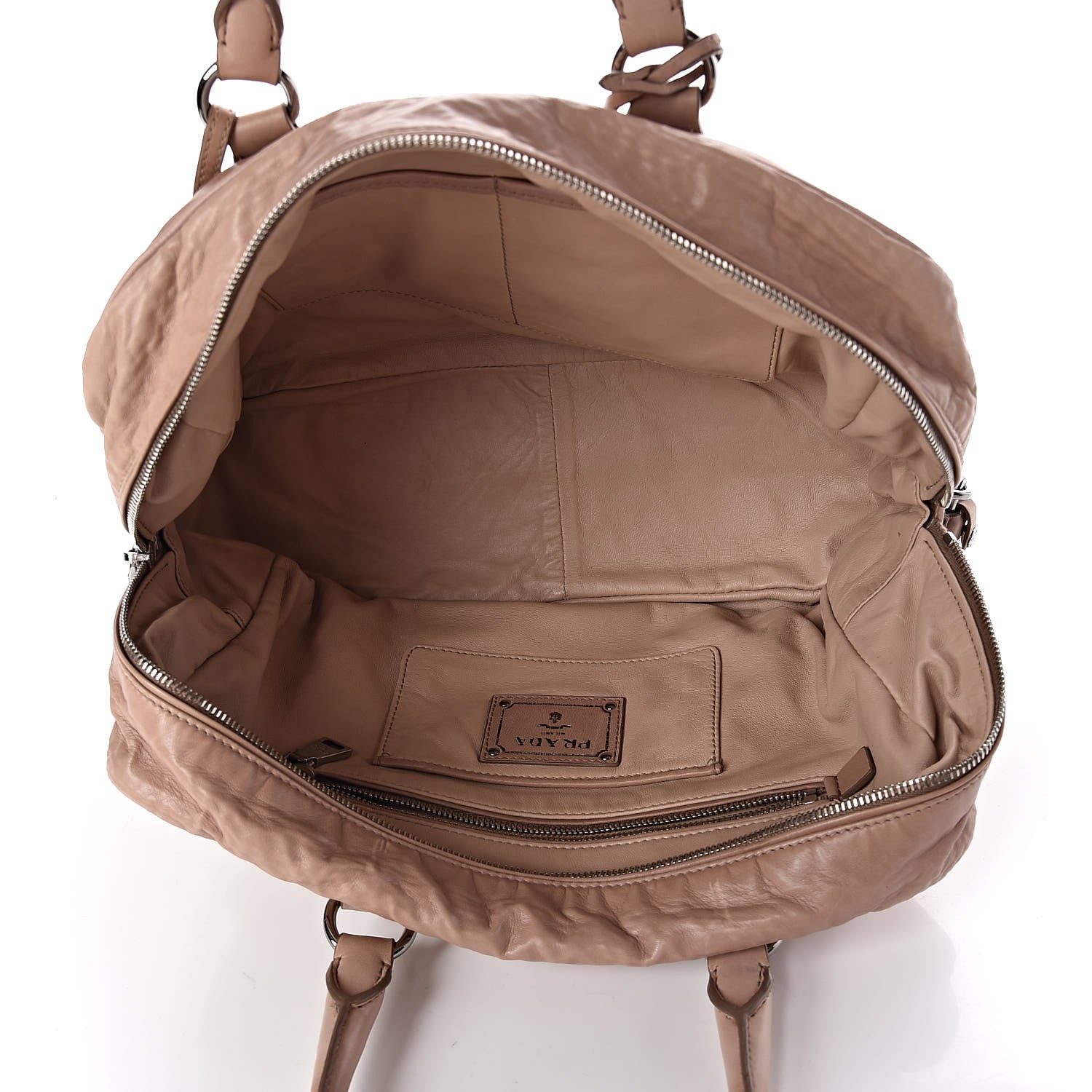 Prada Soft Calfskin Bauletto Rosa 5 of 8