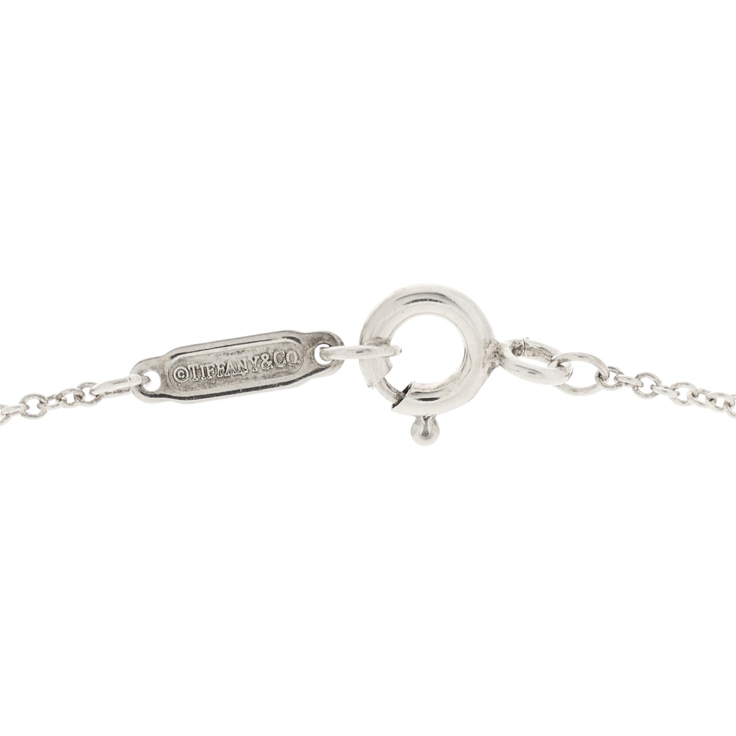 Sterling Silver Enamel Heart Key Pendant Necklace Blue