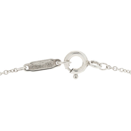Tiffany Sterling Silver Enamel Heart Key Pendant Necklace Blue 5 of 6