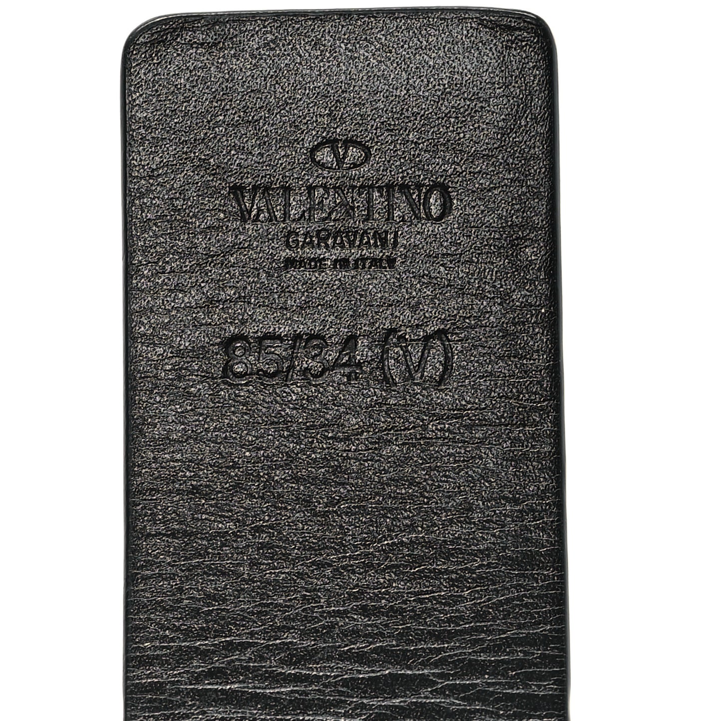 Glossy Calfskin VLogo Reversible 30mm Belt 85 34 Saddle Brown Black