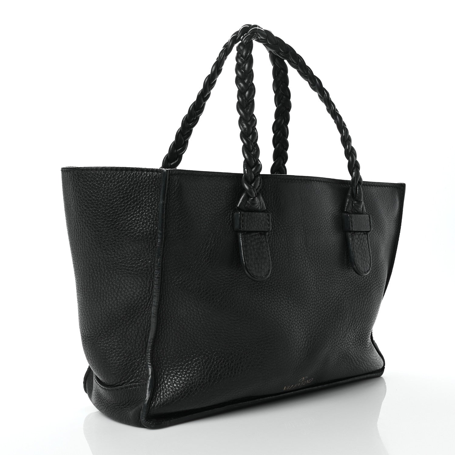 Valentino Garavani Grained Calfskin To Be Cool Tote Black 3 of 8