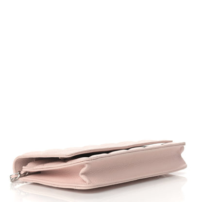 Chanel Caviar Quilted Wallet On Chain WOC Light Pink 3 of 10
