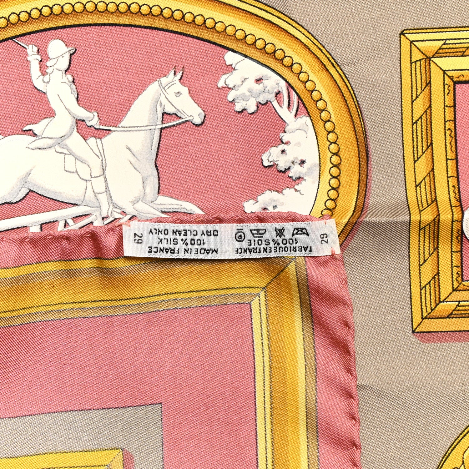 Hermes Silk Wedgwood Scarf 90 5 of 5