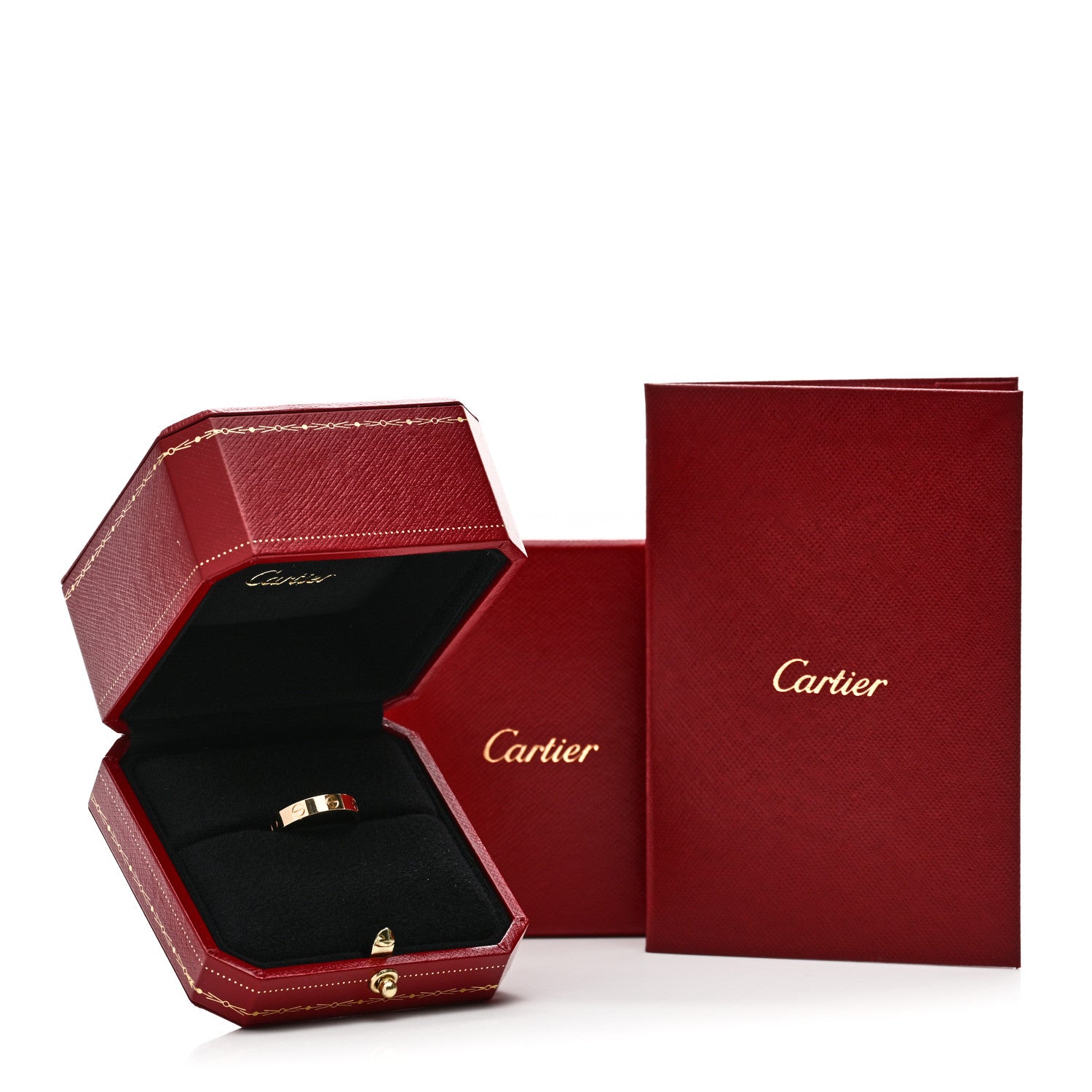 Cartier 18K Yellow Gold 3.5mm LOVE Wedding Band Ring 52 6 4 of 4