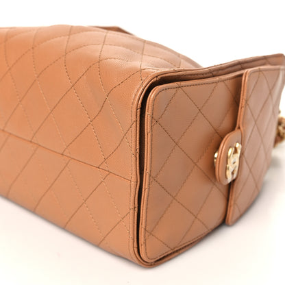 Chanel Caviar Quilted Small Chanel 25 Handbag Brown 10 of 10