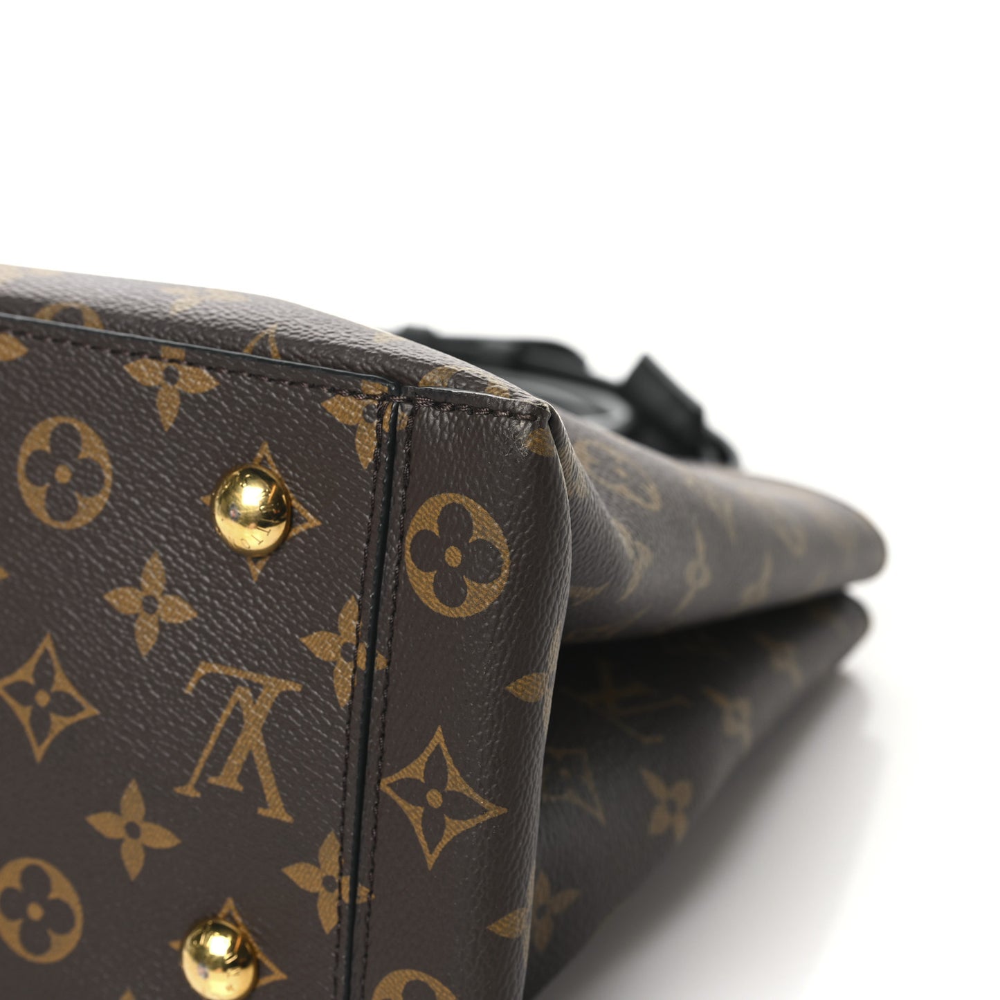 Monogram Flower Tote Black