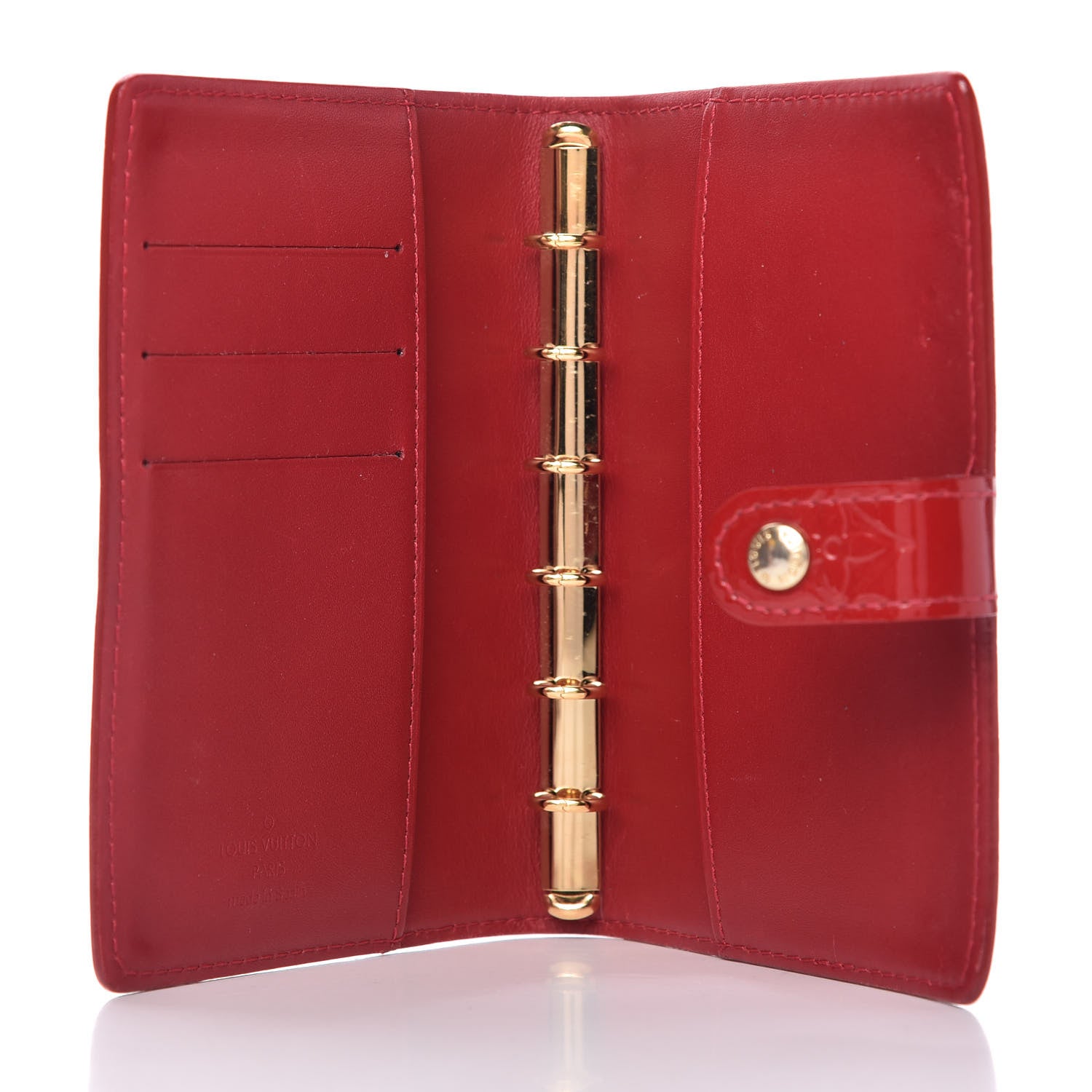 Louis Vuitton Vernis Small Ring Agenda Cover Pomme D'Amour 7 of 10