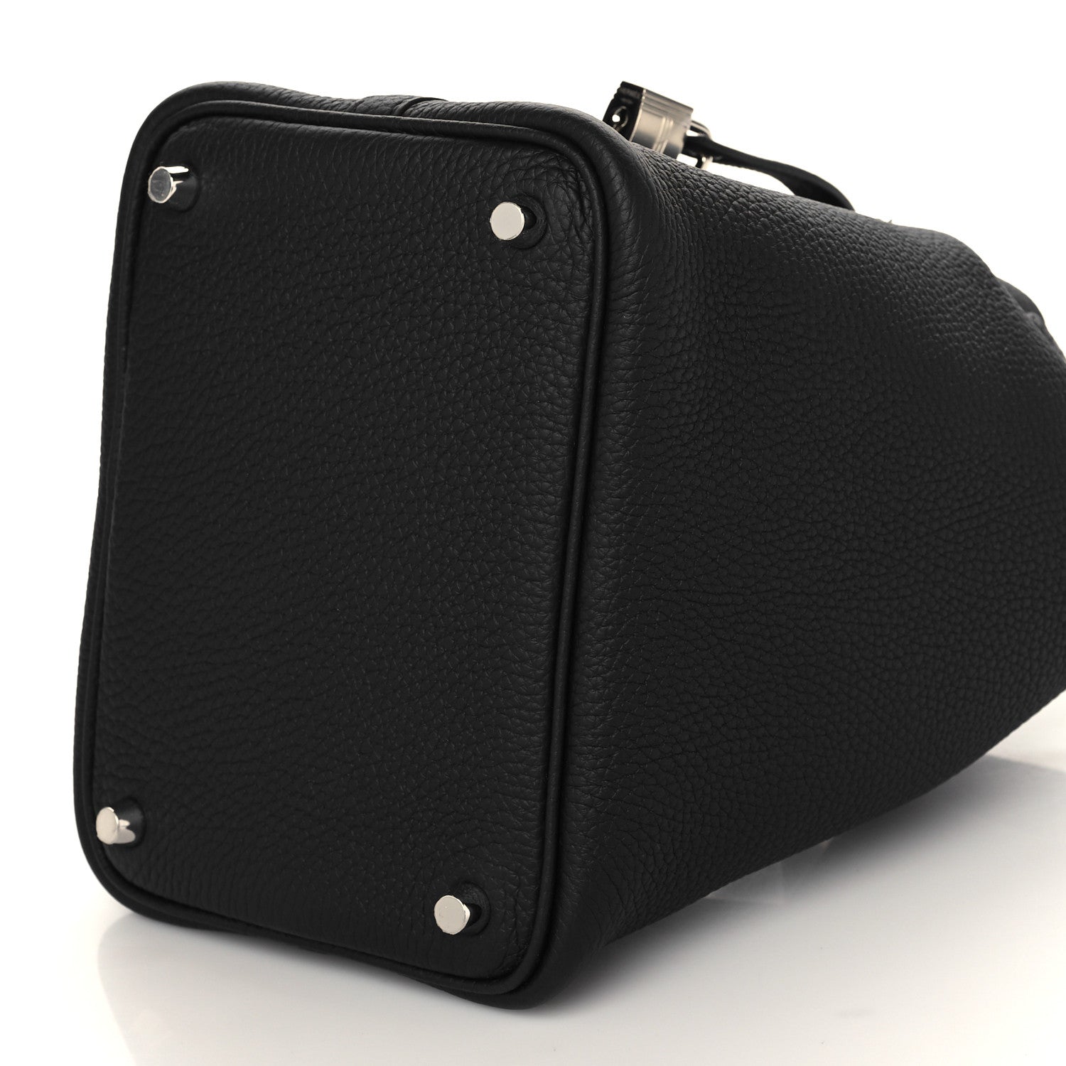 Hermes Taurillon Clemence Matte Alligator Picotin Lock Touch 18 PM Black 9 of 10