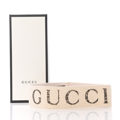 Gucci Cotton Elastic Logo Headband White 6 of 6