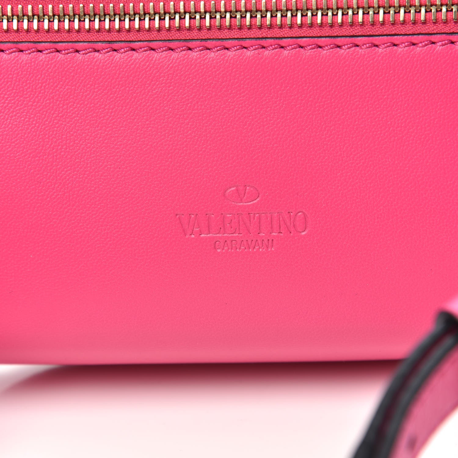 Valentino Garavani Nappa Rockstud Spike Belt Bag 85 Pink Orchid 9 of 9