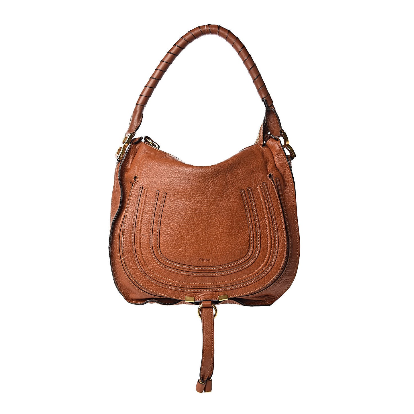 Calfskin Medium Marcie Hobo Tan