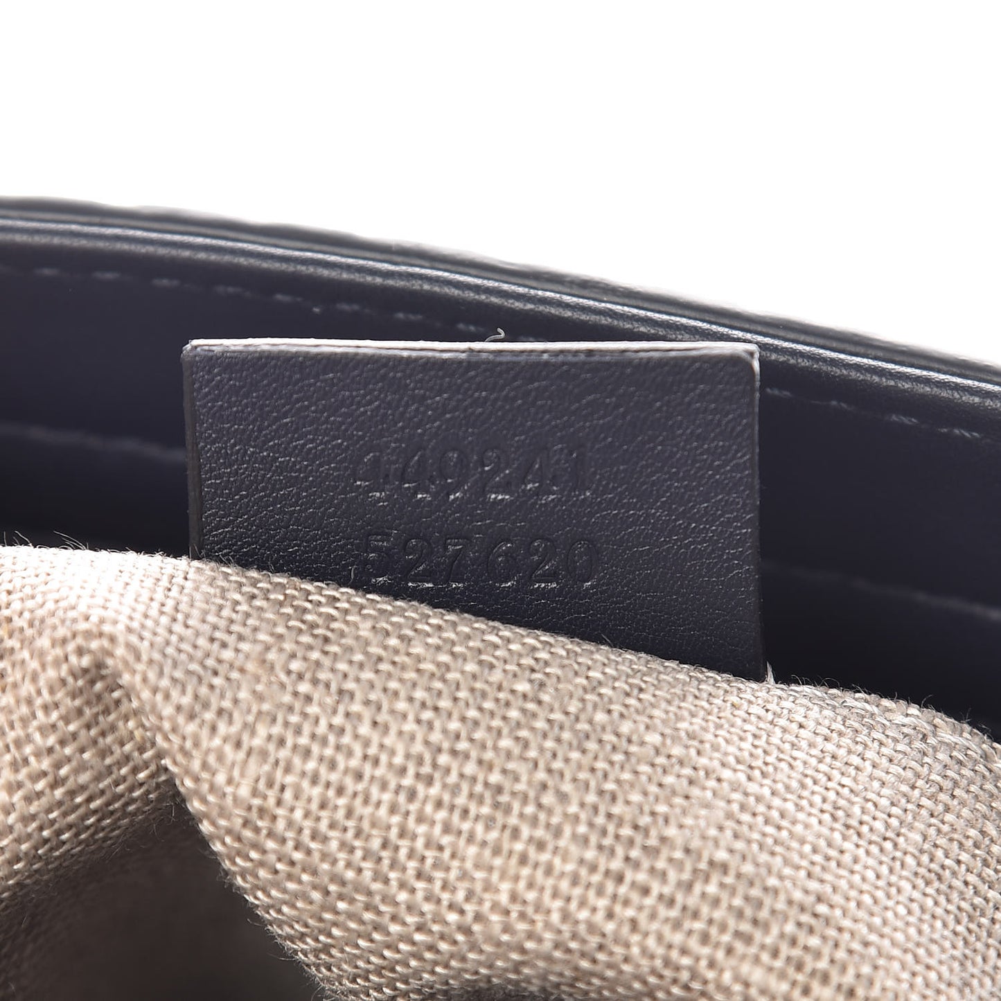 Microguccissima Small Bree Tote Navy