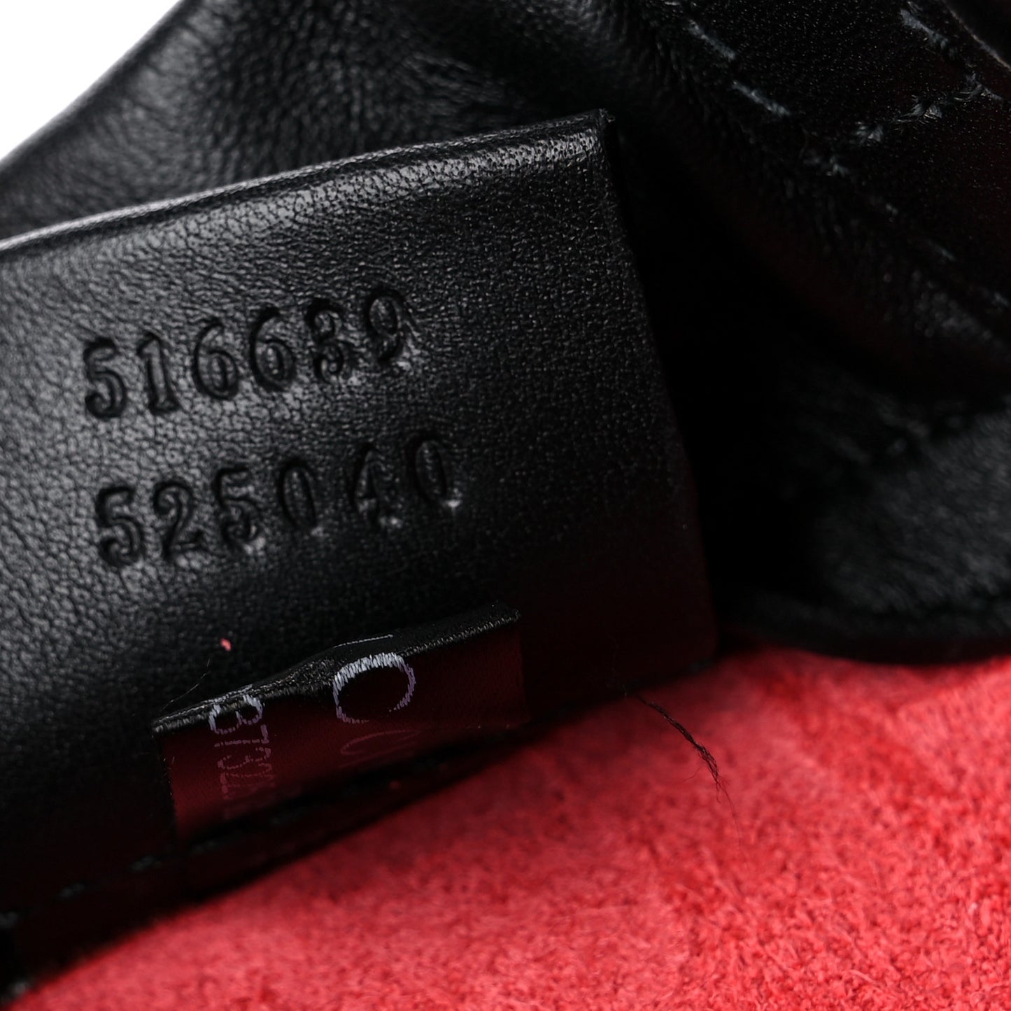 Calfskin Mens Logo Drawstring Backpack Red