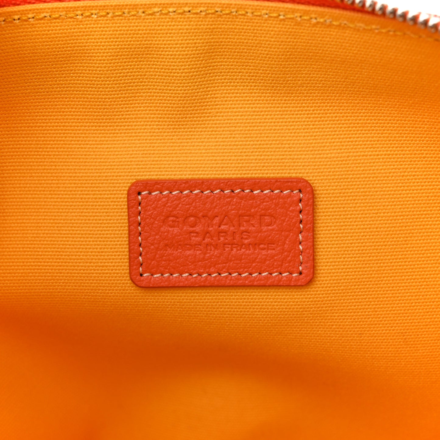 Goyardine Vendome Toiletry Pouch Orange