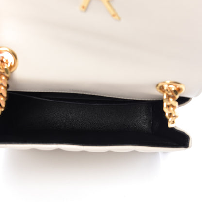 Saint Laurent Lambskin Matelasse Monogram Medium Vicky Chain Bag Crema Soft 5 of 16