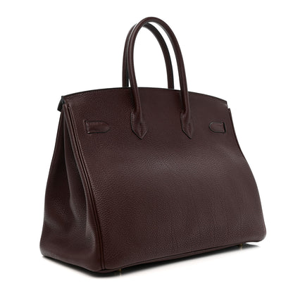 Hermes Togo BIRKIN 35 Cafe 3 of 10