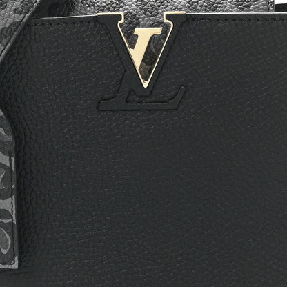 Louis Vuitton Taurillon Capucines Leopard BB Black 7 of 10
