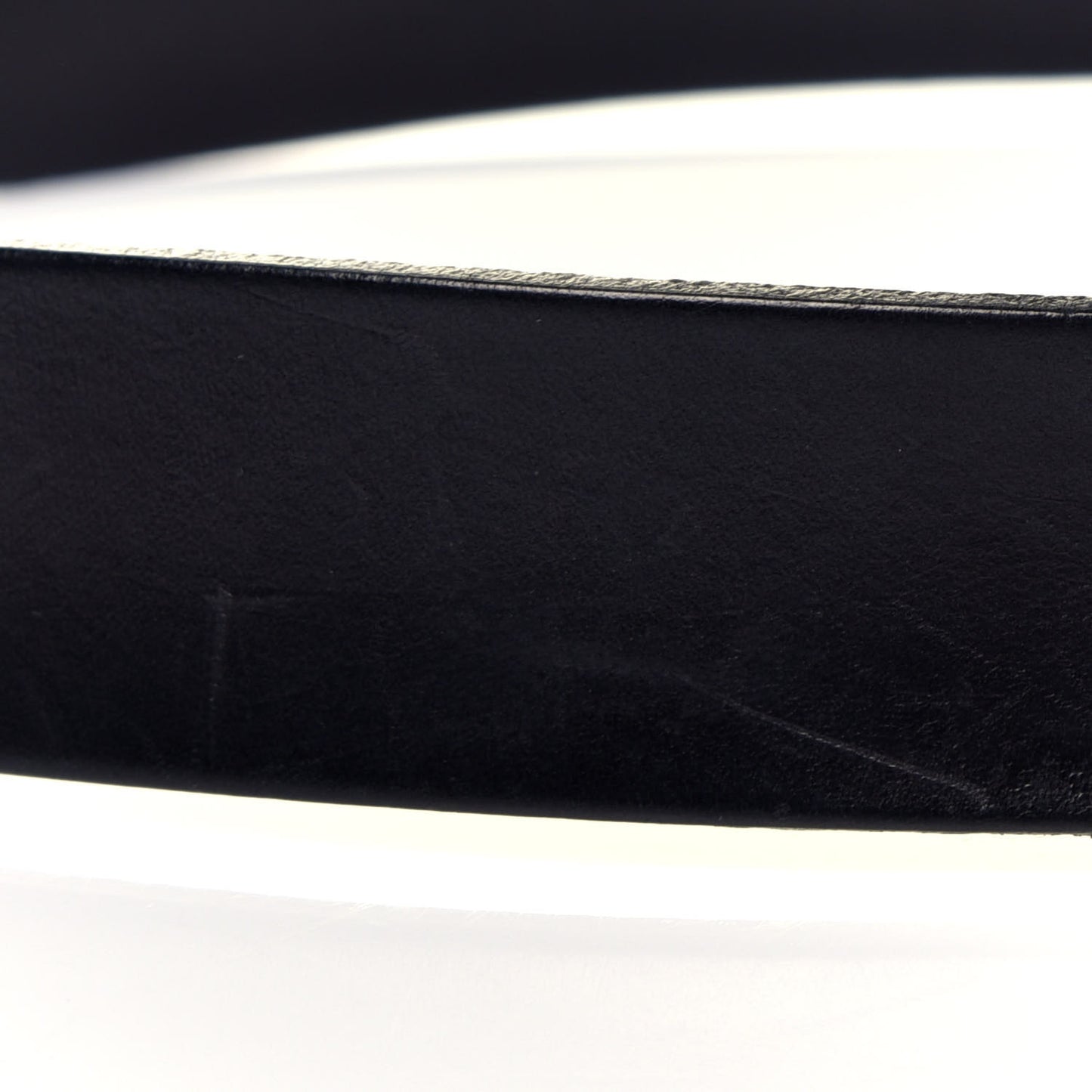 Calfskin Square G Belt 100 40 Black