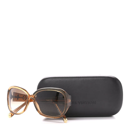 Louis Vuitton Acetate Obsession GM Sunglasses Z0460W Brown Glitter 8 of 8