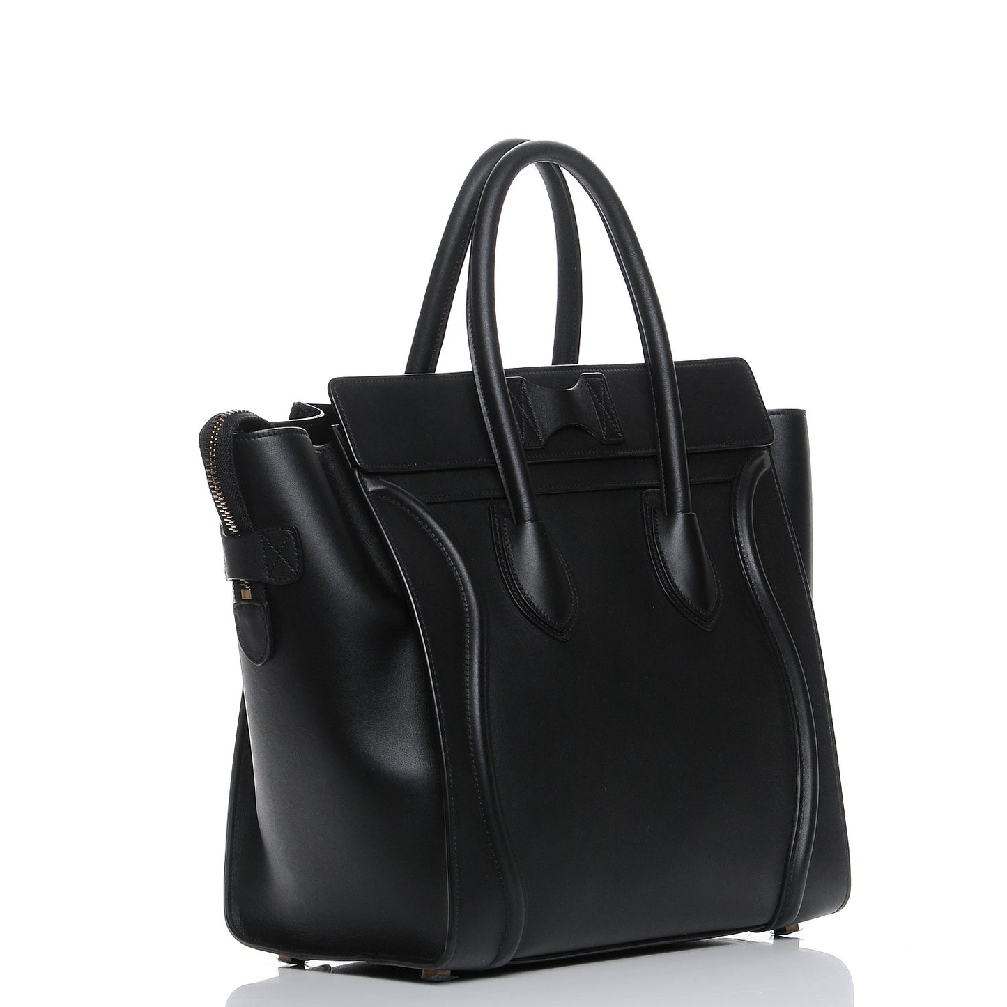 Smooth Calfskin Mini Luggage Black