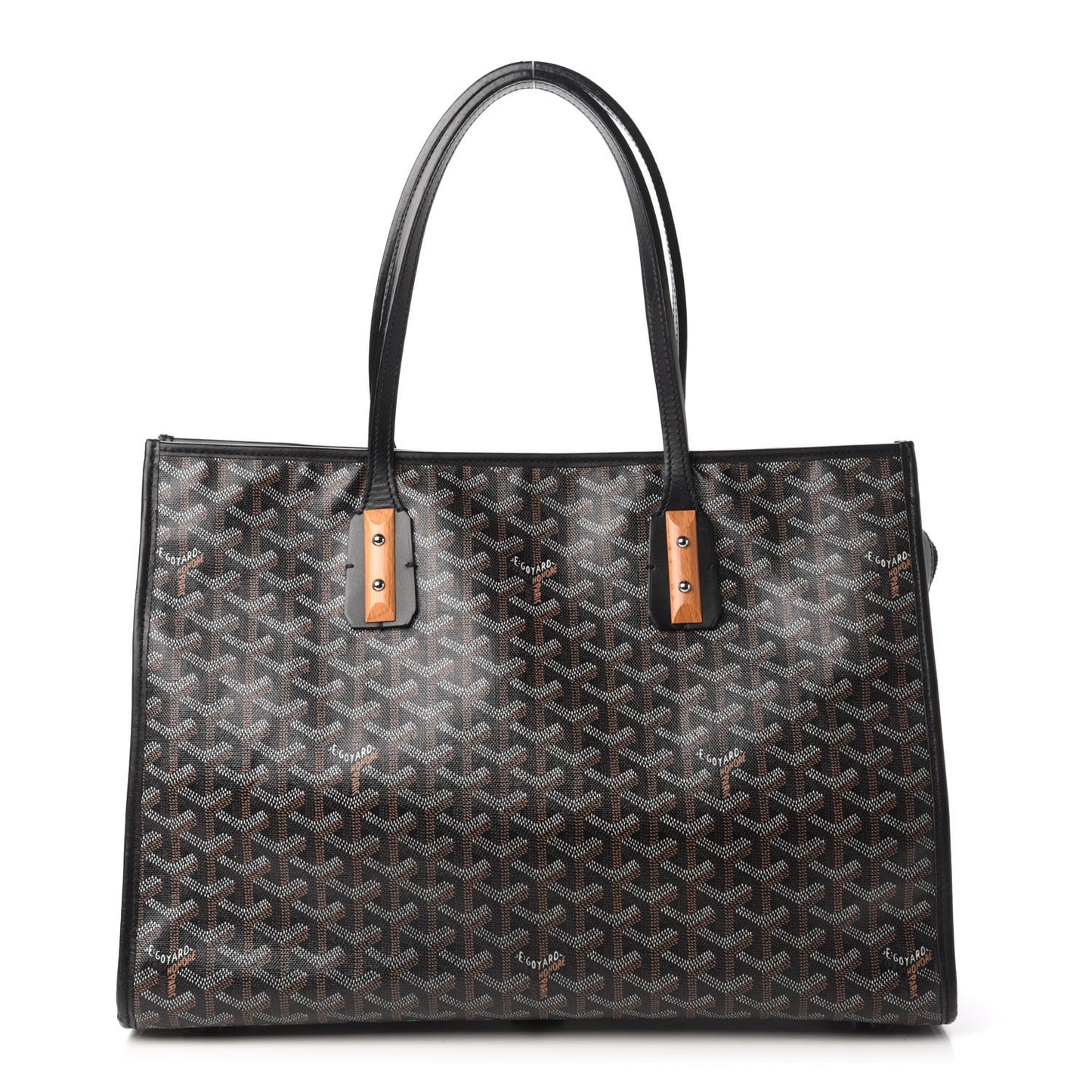 Goyardine Marquises Tote Black
