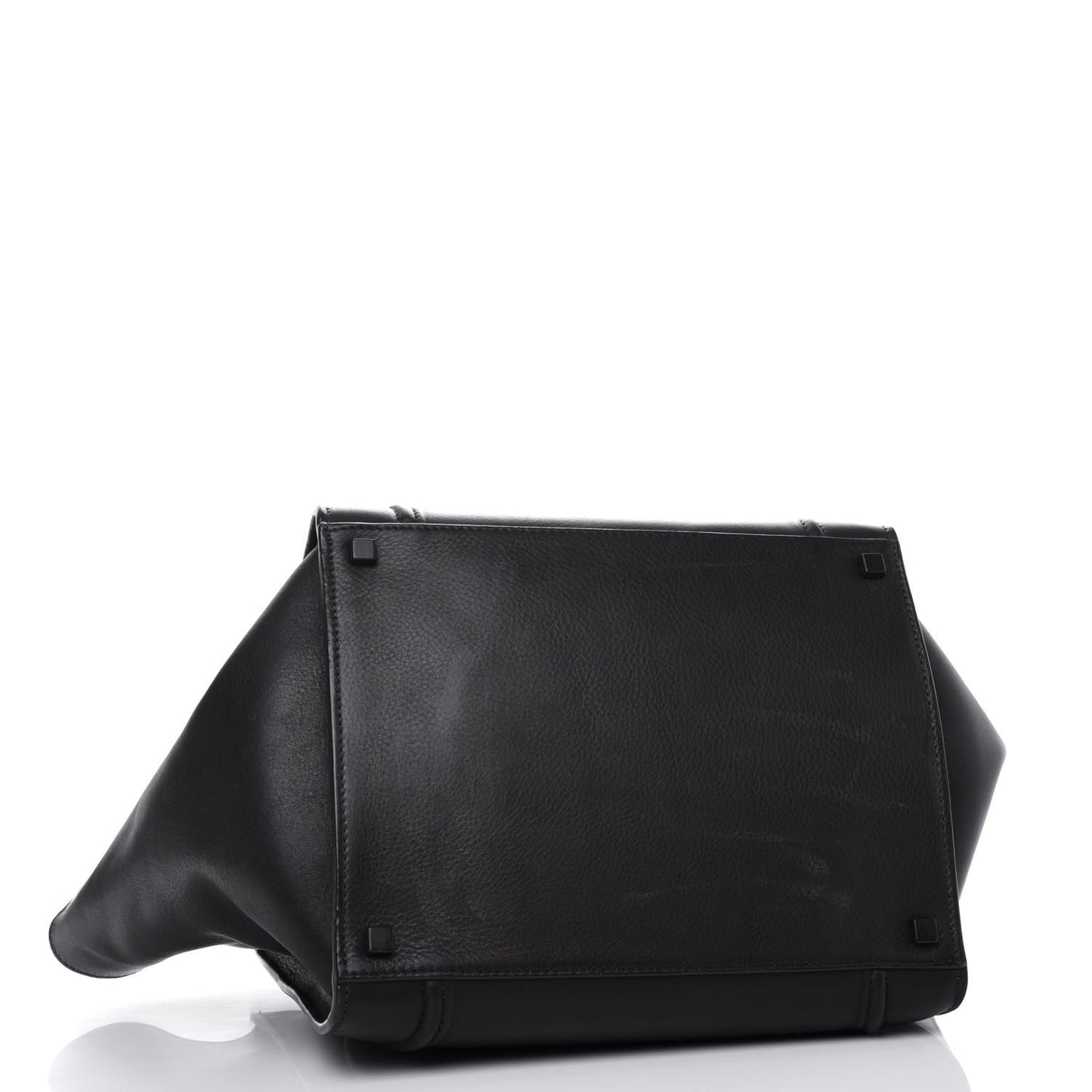 Supple Calfskin Medium Phantom Luggage Black
