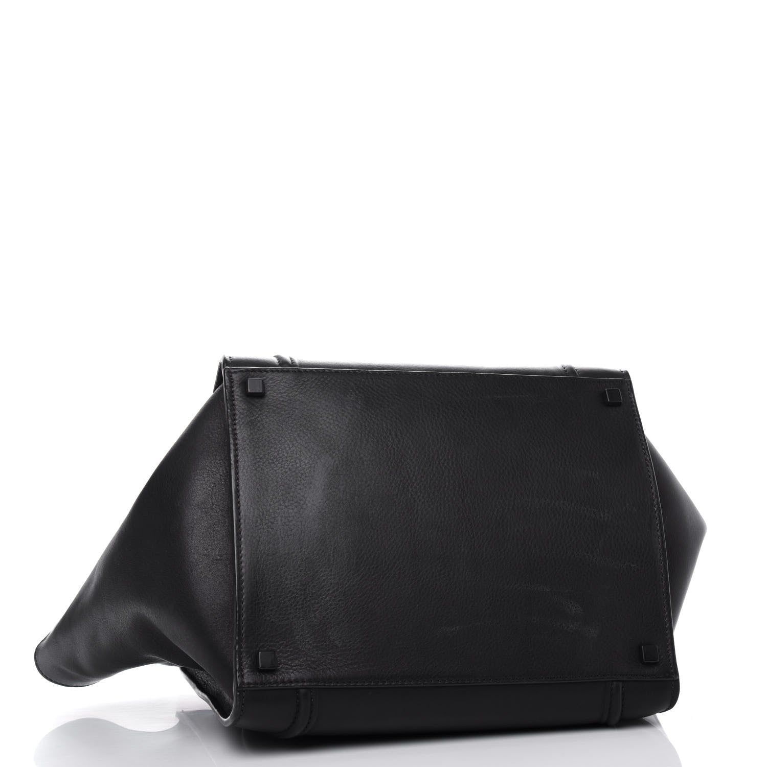 Celine Supple Calfskin Medium Phantom Luggage Black 4 of 9