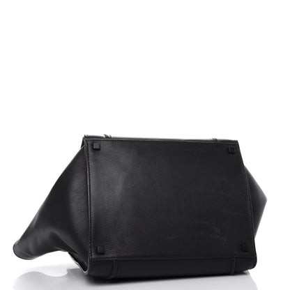 Celine Supple Calfskin Medium Phantom Luggage Black 4 of 9