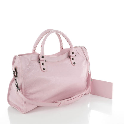 Balenciaga Agneau Classic Hardware City Rose Poudre Rose Petunia 3 of 8