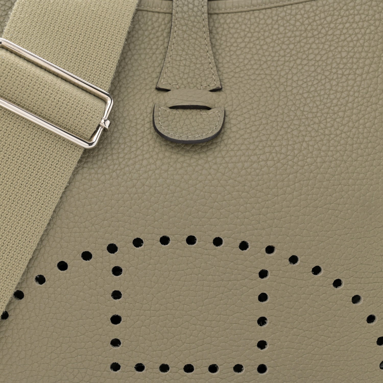 Hermes Taurillon Clemence Evelyne III PM Sauge 8 of 11