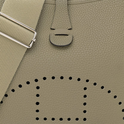 Hermes Taurillon Clemence Evelyne III PM Sauge 8 of 11