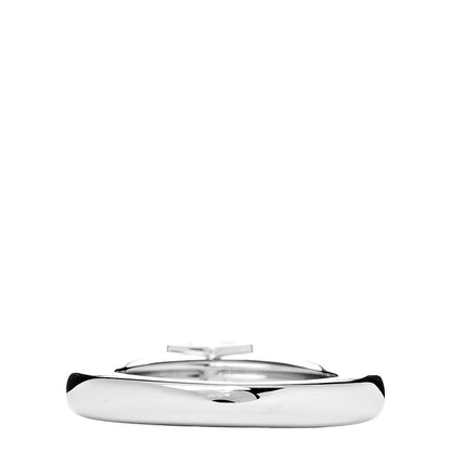 Cartier 18K White Gold Diamond .40ct C De Solitaire Ring 48 4.5 2 of 4