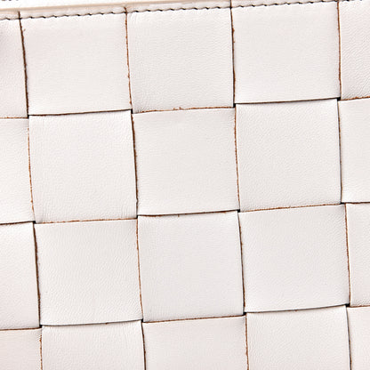 Bottega Veneta Nappa Maxi Intreccio Small Pouch White 6 of 9