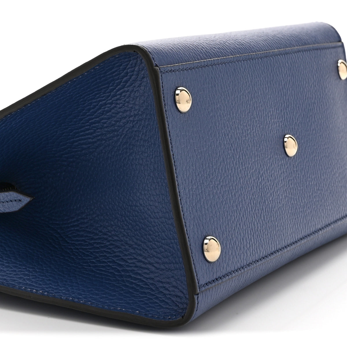 Dollar Calfskin Medium Soho Top Handle Satchel Caspian