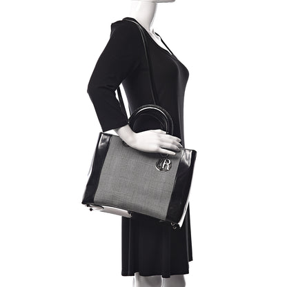 Christian Dior Patent Canvas Large Lady Dior Black 2 of 18
