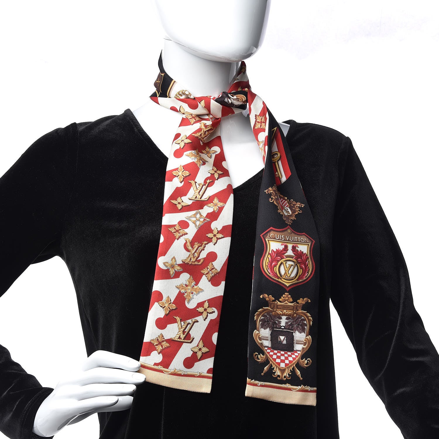 Louis Vuitton Silk Into Louis Bandeau Black 2 of 4