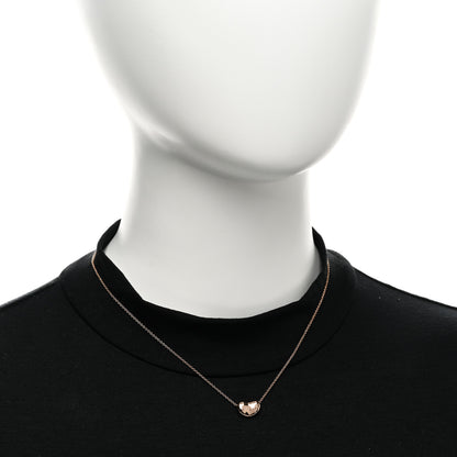 Tiffany 18K Rose Gold 12mm Elsa Peretti Bean Pendant Necklace 2 of 5