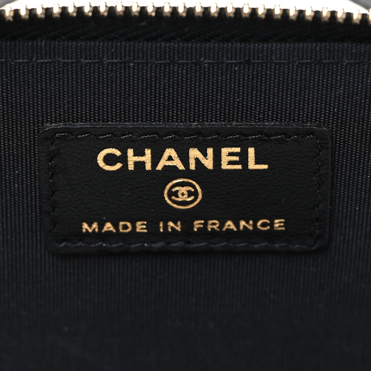 Chanel Lambskin Quilted Small Top Handle Vanity Case With Chain Black 6 of 11