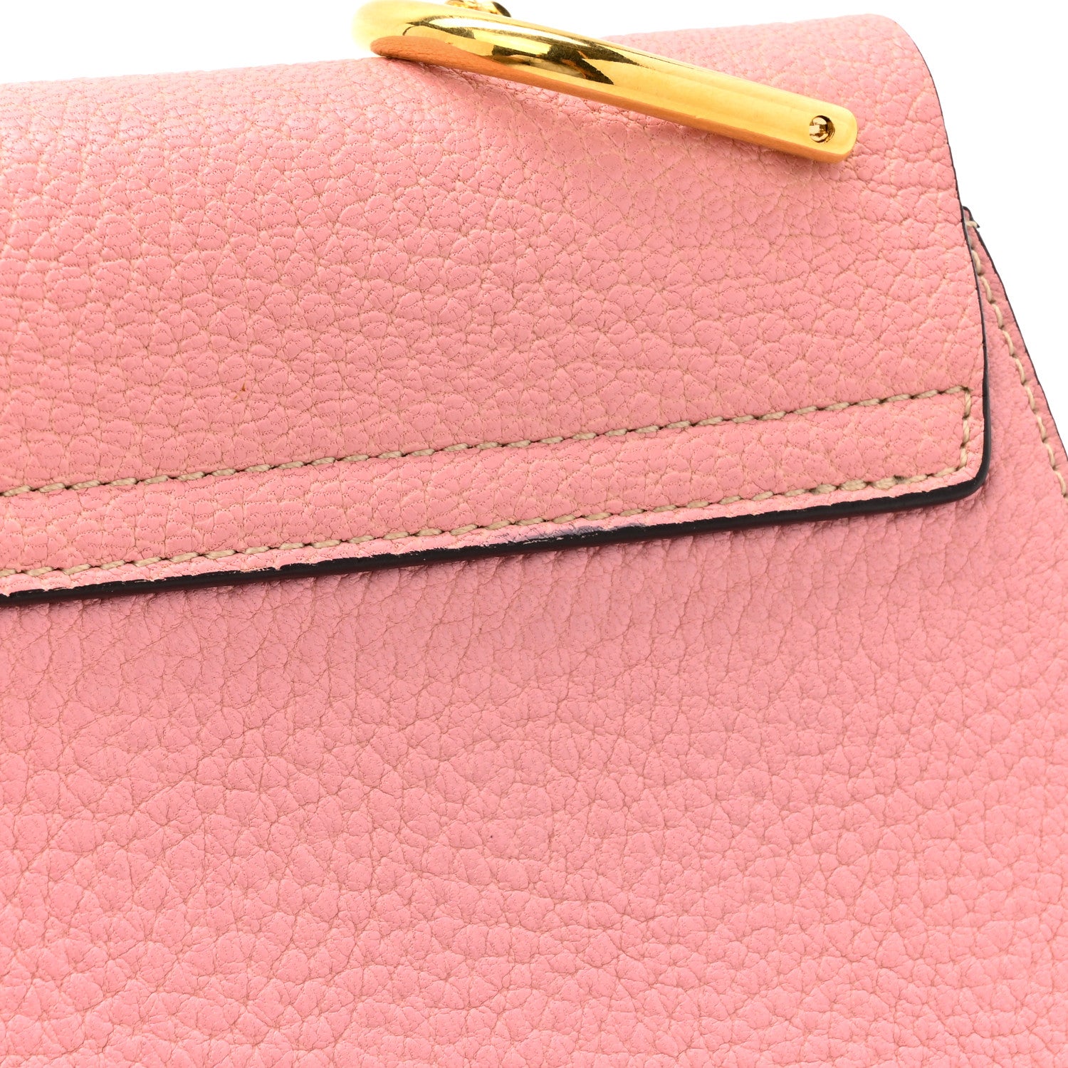 Chloe Grained Lambskin Mini Drew Shoulder Bag Misty Rose 13 of 13