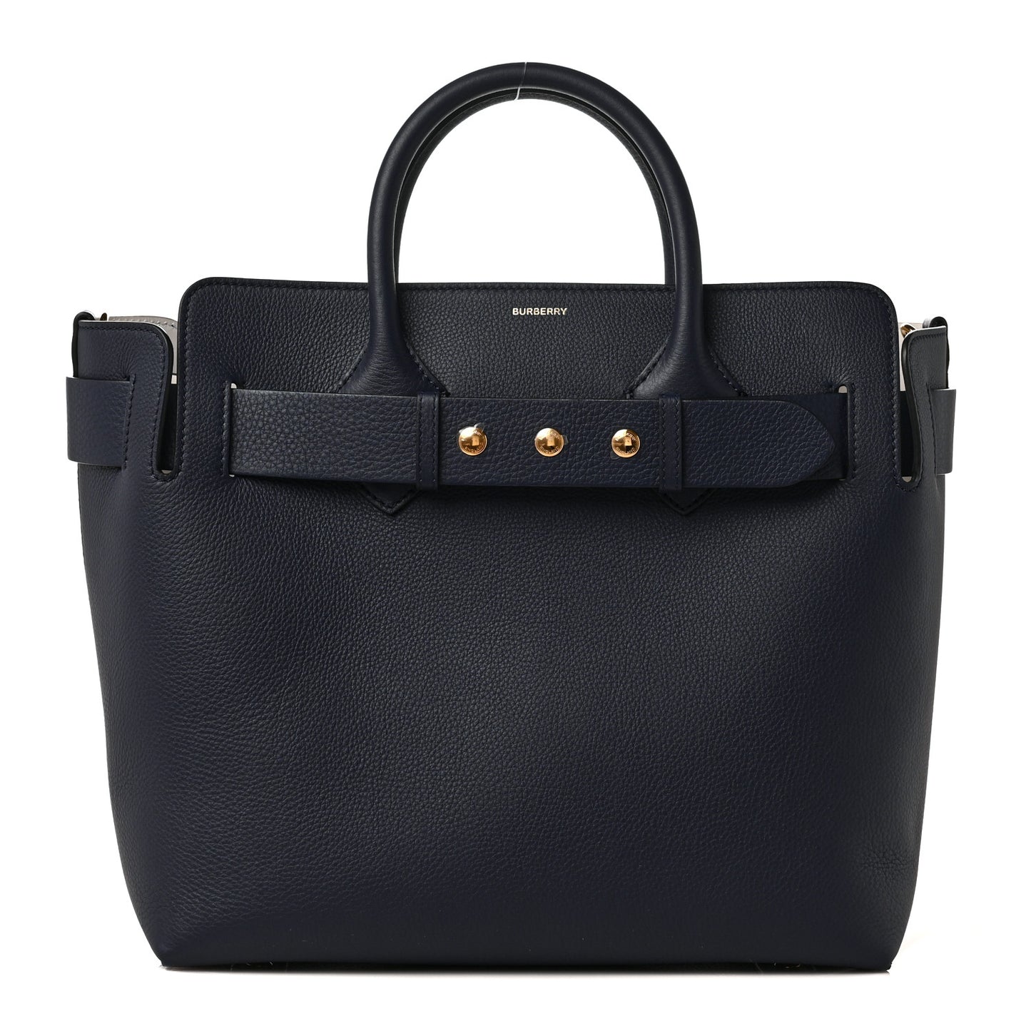 Soft Grain Calfskin Medium Belt Bag Navy Blue