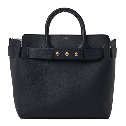 Burberry Soft Grain Calfskin Medium Belt Bag Navy Blue 1 of 8