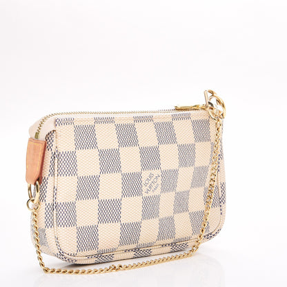 Louis Vuitton Damier Azur Mini Pochette Accessories 3 of 6