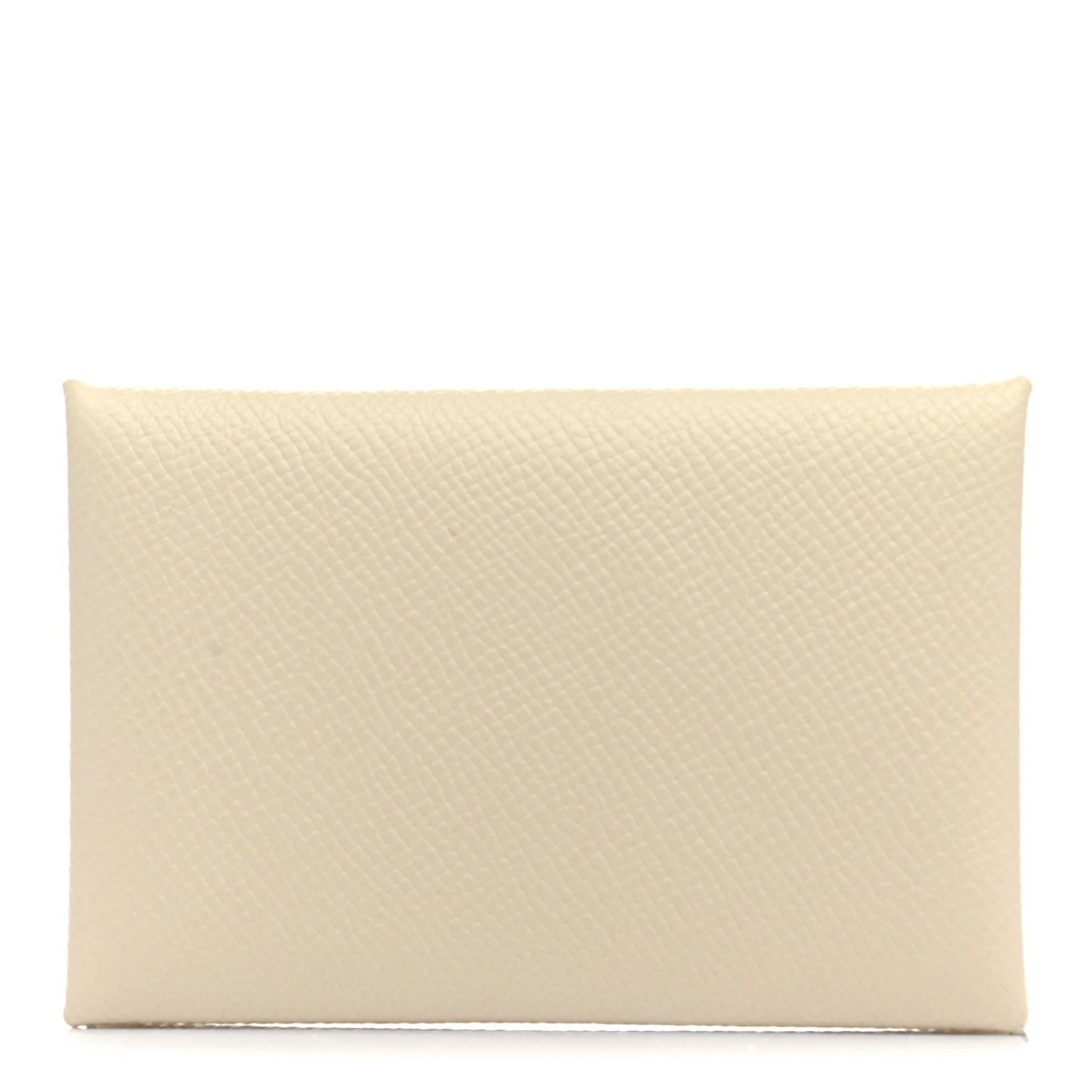 Hermes Epsom Horseshoe Calvi Card Case Craie Etain 1 of 8